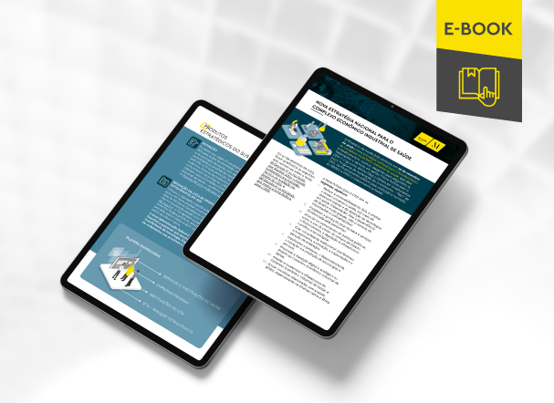 Mockup of tablets reflecting the e-book's internal content