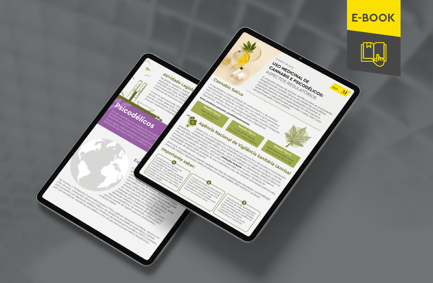 Mockup de tablets refletindo o conteúdo interno do e-book