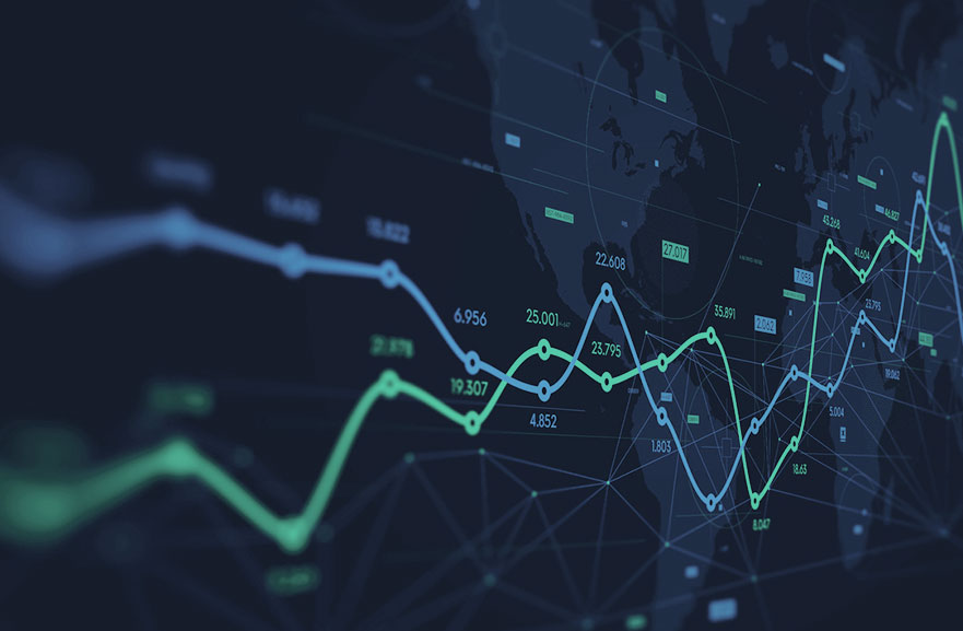Conceito de mercado de ações