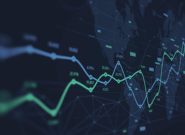 Conceito de mercado de ações